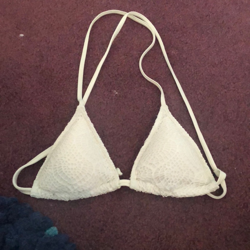 Triangle Crochet Knit SwimTop